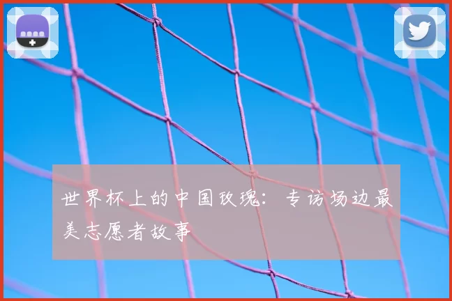 世界杯上的中国玫瑰：专访场边最美志愿者故事