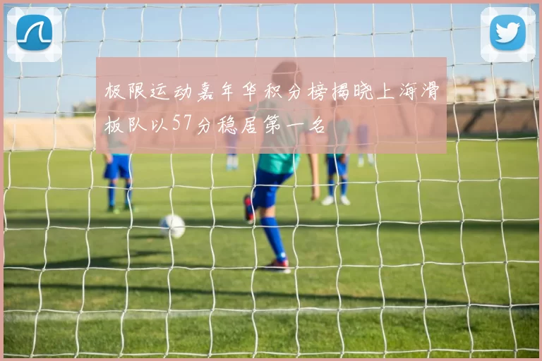 极限运动嘉年华积分榜揭晓上海滑板队以57分稳居第一名