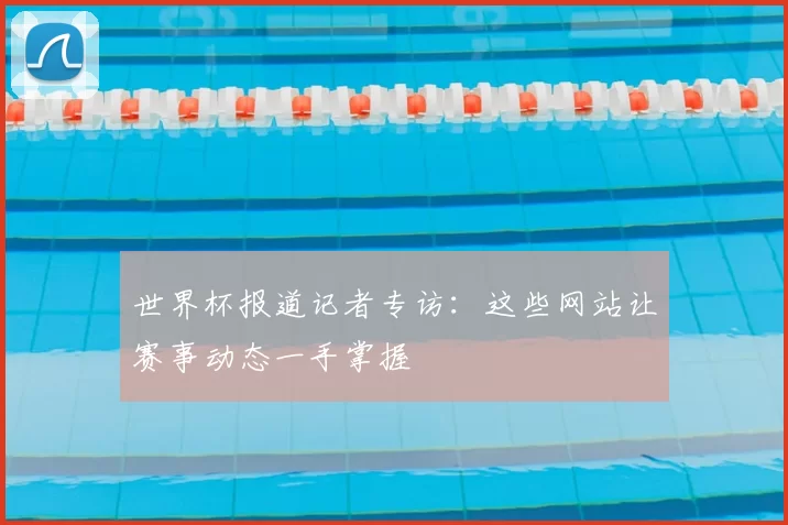 世界杯报道记者专访:这些网站让赛事动态一手掌握
